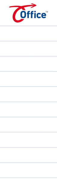 Rugetiket Office breed insteek wit 50pcs | 16 stuks