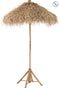 J-Line parasol Op Voet - bamboe - naturel
