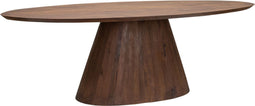 Tower living Premana oval diningtable - 220x120 - mud brown