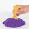 Kinetic Sand - Zandbak-set met 454 g paars origineel kinetisch zand opbergzandbak 4 vormen en gereedschap - Sensorisch speelgoed