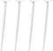 vidaXL - Salontafelpoten - conische - vorm - 4 - st - 72-73 - cm - staal - wit