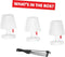 Fatboy Edison the Mini - Set van 3 Tafellampjes - Draadloos Oplaadbaar - Wit