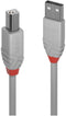Lindy 36681 - Kabel Micro USB - 50 cm - Grijs Zwart