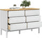 vidaXL - Ladekast - FLORO - massief - grenenhout - wit