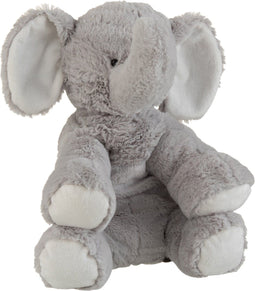 J-Line knuffel Olifant - pluche - grijs - large