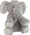 J-Line knuffel Olifant - pluche - grijs - large