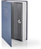 Nedis Kluis - Boekenkluis - Sleutelslot - Binnenshuis - Medium - Binnenvolume: 1.6 l - 2 Sleutels inbegrepen - Blauw / Zilver