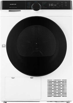 Inventum VDW9030W - Warmtepompdroger - 9kg - 14 programma's - UV-licht - Stil-functie - Trommelverlichting - Wit