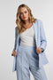 PIECES PCBOSSY LS LOOSE BLAZER - Dames Blazer - Gespreide kraag - Kentucky Blue