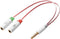 Sandberg Headset converter - Dual naar Single - 3.5mm analoog - Wit