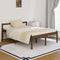 vidaXL - Seniorenbed - massief - grenenhout - honingbruin - 140x190 - cm