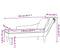 vidaXL - Chaise - longue - met - kussen&rechterarmleuning - kunstleer - legergroen