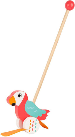 Small Foot - Duwfiguur Papegaai Lori - Houten speelgoed - 47 x 6 x 18 cm