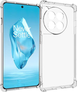 iMoshion Hoesje Geschikt voor OnePlus 12R Hoesje Siliconen - iMoshion Shockproof Case - Transparant