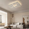 Moderne LED Plafondlamp 90x60 cm Mat Wit, Dimbaar met Afstandsbediening