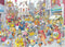 Wasgij Retro Destiny 10 - Legpuzzel 1000 stukjes - Chaos in de winkelstraat - Meerkleurig