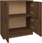 vidaXL - Dressoir - 60x30x70 - cm - bewerkt - hout - bruin - eikenkleur