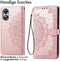 iMoshion Hoesje Geschikt voor Oppo A17 Hoesje Met Pasjeshouder - iMoshion Mandala Bookcase - Rosé Goud