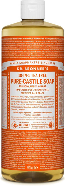 Dr. Bronner's - Vloeibare zeep Tea Tree