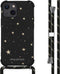 iMoshion Hoesje Geschikt voor iPhone 13 Mini Hoesje Met Koord - iMoshion Design Hoesje met Koord - Goud / Stars Gold