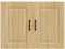 vidaXL - Keukenwandkast - Kalmar - bewerkt - hout - sonoma - eikenkleurig