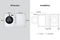 LG F4WX9092 - Wasmachine Voorlader 9 kg 1400 RPM LCD Duits - Wit