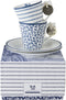 Laura Ashley Blueprint Collectables 2 Kop en Schotels / Espresso kopjes - Geschenkset - 9 cl. - Porselein