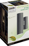 Calex Wandlamp Up & Downlight Turin - 2x GU10 - IP54 Water- en Stofbestendig - Antraciet (2 stuks)