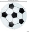 EGLO Junior 1 - Plafond- en Wandlamp - Ø 24,5 cm - Voetbal - Wit/Zwart