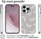 iMoshion Hoesje Geschikt voor iPhone 14 Pro Hoesje Siliconen - iMoshion Design hoesje - Grijs / Butterfly