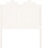 vidaXL - Hoofdbord - 96x4x110 - cm - massief - grenenhout - wit