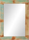 vidaXL - Spiegel - 70x50 - cm - massief - gerecycled - hout - en - glas