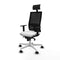 Bureaustoel met hoofdsteun Piqueras y Crespo 1D026N1 Wit