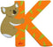 Sevi Letter K Dier 10 Cm