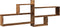 vidaXL - Wandschap - 167,5x18x68 - cm - bewerkt - hout - oud - houtkleurig