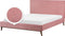 BAYONNE - Tweepersoonsbed - Roze - 180 x 200 cm - Fluweel
