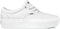 VANS WM Doheny Platform - Lage sneakers - Dubbelgestikt bovenwerk - (canvas) white - Maat 40