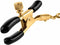 Fetish Fantasy Gold FF GOLD NIPPLE CHAIN CLAMPS