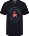 JACK&JONES JACAARON SS TEE AND SHORTS SET - T-shirt met korte mouwen - Standard fit - Black