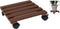 Pro Garden Plantentrolley - hout - bruin - vierkant - 29 x 29 cm - 100 kilo