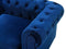 CHESTERFIELD - Woonkamerset - Marineblauw - Fluweel