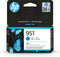 HP 951 - Inktcartridge - Origineel - Cyaan