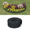 vidaXL - Tuinranden - 4 - st - 10 - m - 20 - cm - polyetheen - zwart