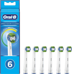 Oral-B Precision Clean - Opzetborstels met CleanMaximiser-technologie - Wit (6 stuks)