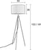 Zuiver Lesley Vloerlamp/ Staande driepoot lamp Groen