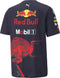 PUMA Red Bull Racing Teamline Sportshirt - Max Verstappen - Maat XL - Blauw