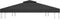 vidaXL - Prieeldak - 2-laags - 310 - g/m² - 4x3 - m - zwart