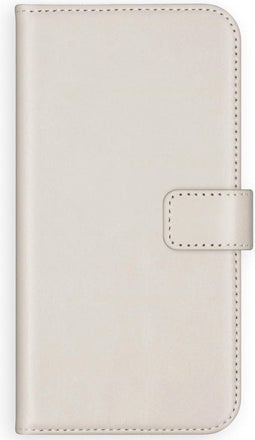 Selencia Hoesje Geschikt voor Samsung Galaxy S20 Hoesje Met Pasjeshouder - Selencia Echt Lederen Bookcase - Lichtgrijs