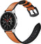 iMoshion Bandje Geschikt voor Samsung Gear S3 Frontier / Gear S3 Classic / Galaxy Watch (46mm) - iMoshion Echt lederen bandje - Bruin