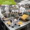 HI NATURE™ Frietsnijders - Professionele Frietsnijder - 4 RVS Messen - Zilver